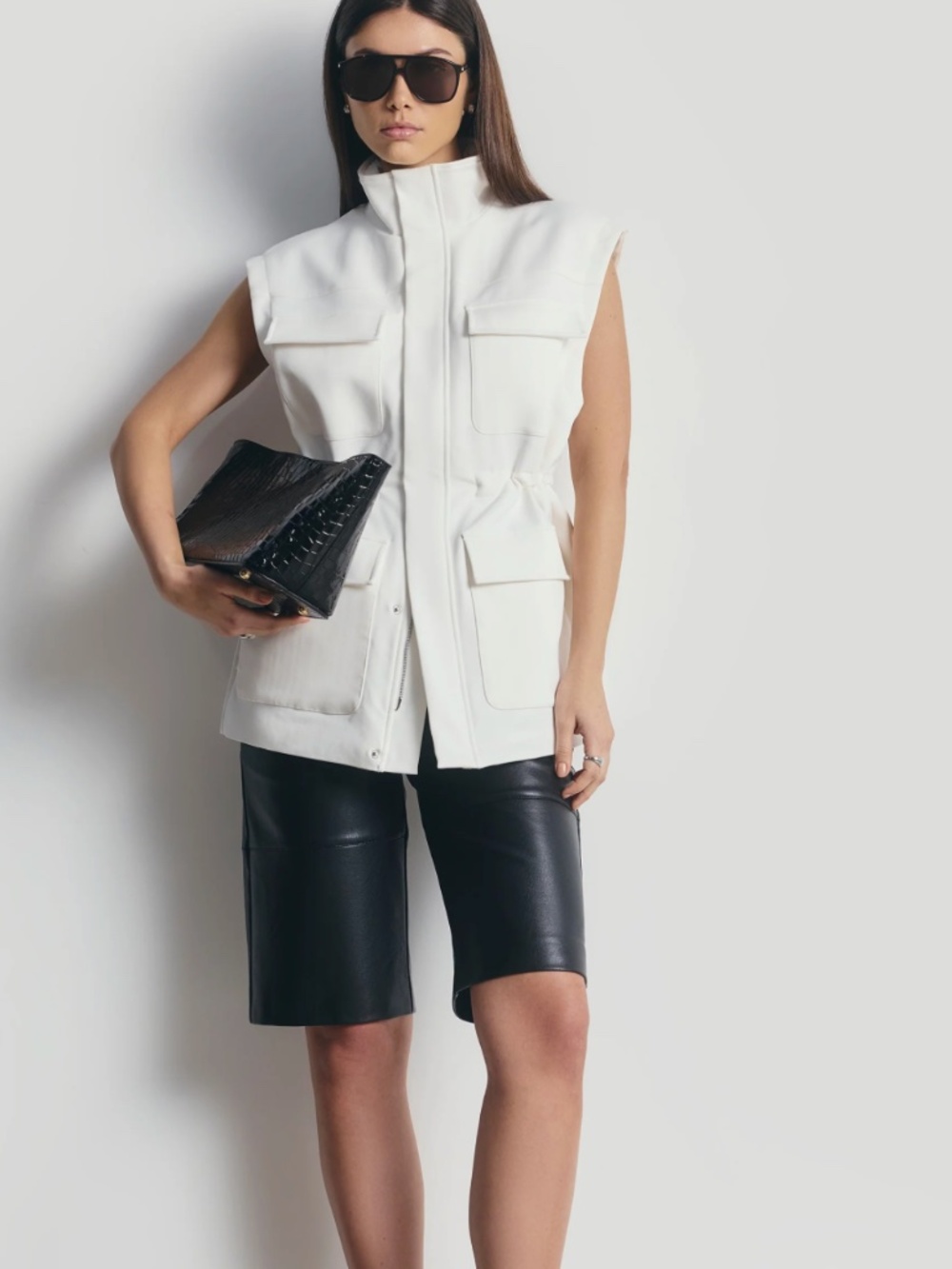 Cotton Sleeveless Utility Vest